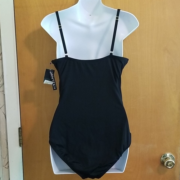 🎈SOLD🎈NWT Jantzen Black Glam Jeweled Swimsuit 12 - Picture 6 of 11